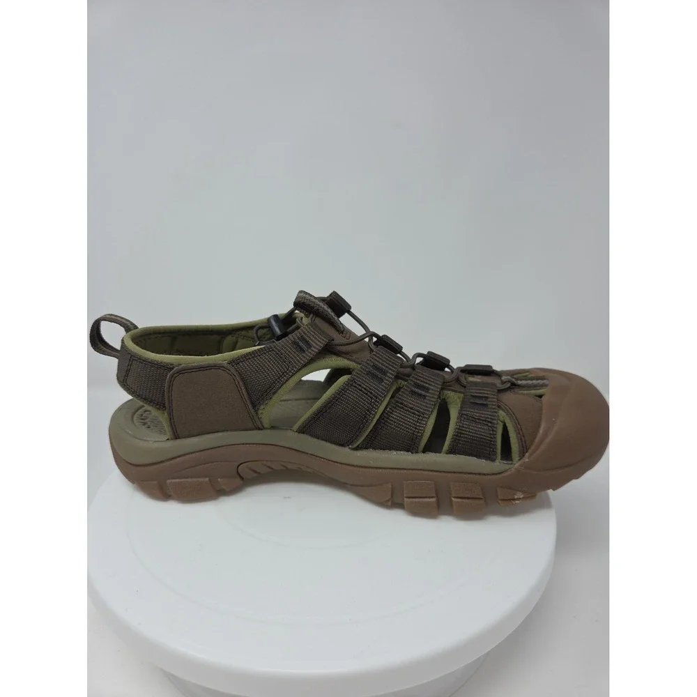 KEEN Men's 10.5 Newport H2 Sandal Olive Drab/Canteen 1025999